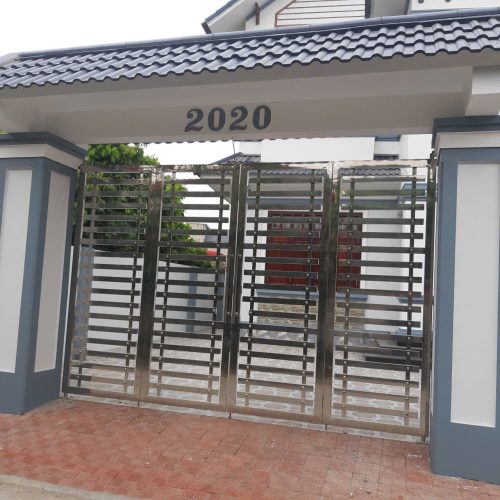 Cổng cánh inox